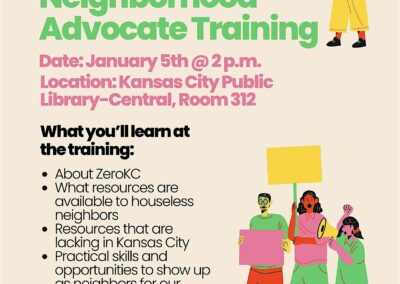 HNE REX  announcing Neighborhood  Advocate  Training