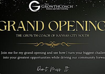 Grand Opening, Introducing The Growth Coach for Business